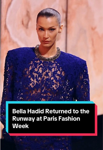 Bella Hadid's Iconic Return at Paris Fashion Week