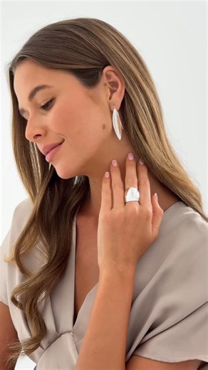 Sleek, organic, and full of texture. A hammered finish adds subtle shimmer and artisanal depth, creating a timeless pair that moves beautifully from day to night. #silverjewellery #jewellery #silver #timeless https://www.silver.uk.com/collections/whats-new?sort_by=created-descending | Silver by Mail