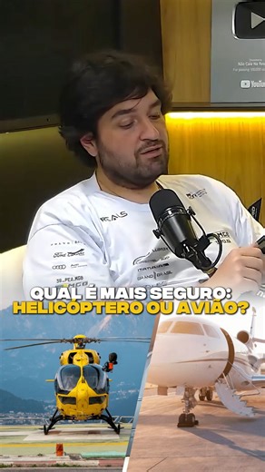 Motorgrid Podcast on Instagram: "Qual é mais seguro: helicóptero ou avião? Fernando De Borthole, aviador e criador do Programa Aero - Por trás da aviação. @programaaero Corre pra conferir o episódio #263🔥 #MotorgridBrasil #MGBPodcast #motorgridbrasilpodcast"