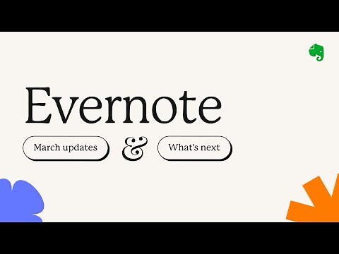 What's new at Evernote? 💚 March 2024