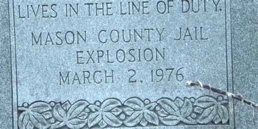 Mason County jail bombing 50th anniversary: Community gathers to remember victims