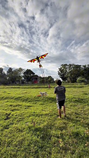 Dragon kite na si Toothless 😍 #kaborbot #reelsviralシfb #outdooractivities #saranggola #fypシ゚ #viralvideoシ | Kaborbot Darril