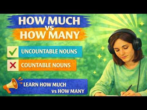 HOW MUCH vs HOW MANY: La Diferencia Explicada Fácil (Con Ejemplos y Práctica)