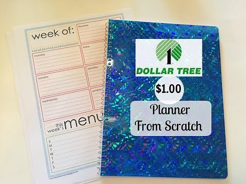 DOLLAR TREE Planner From Scratch | BASICS