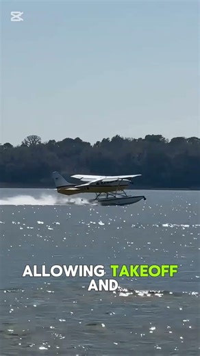 “This Plane Takes Off From Water! 😱 Cessna 180 Floatplane Demo” ✈️🌊 #plane #technology #cessna #tech