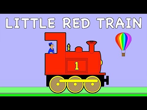Little Red Train | TRAIN SONG | NURSERY RHYME | @rainbowrabbitsongs | #rainbowrabbitsongs