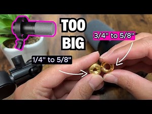 How to Use Thread Adapters for Mic Boom Arms