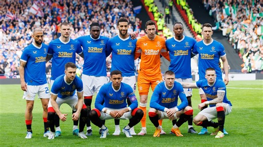 Former Rangers star spotted wearing league medal as he parades silverware