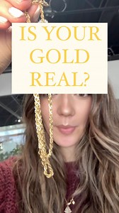 5.4K views · 15 reactions | HOW TO TELL IF YOUR GOLD IS REAL!️ Karat...
