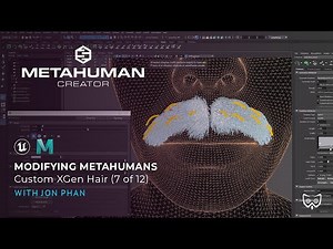 Modifying MetaHumans - Custom XGen Hair (7 of 12)