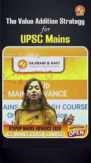 The Value Addition Strategy for UPSC Mains | GS Mains Crash Course 2026