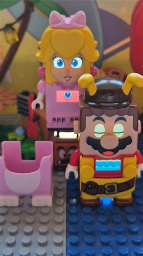 Lego supermario exchange suits #supermario #lego #nintendo #mario #mariobros #shorts #legoyoutube