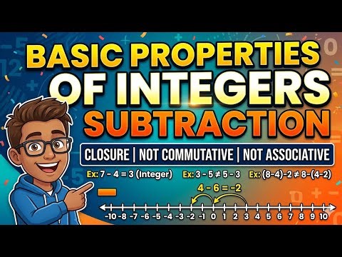BASIC PROPERTIES OF INTEGERS-SUBTRACTION