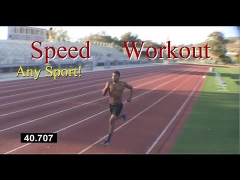 How to Run Faster: Speed Workout Any Sport !