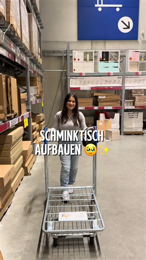 Wie findet ihr die Kommoden ?🥹| IG: dunja.nfs ✨ #schminktisch #aufbauen #erstewohnung #ikea #einrichten