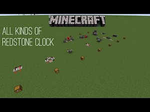 How to make simple redstone clocks in Minecraft | Minecraft Redstone Guide