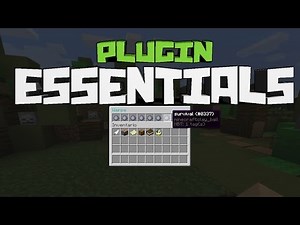 Minecraft Plugin Tutorial Essentials Warp GUI - MENÚ DE WARPS EN MINECRAFT