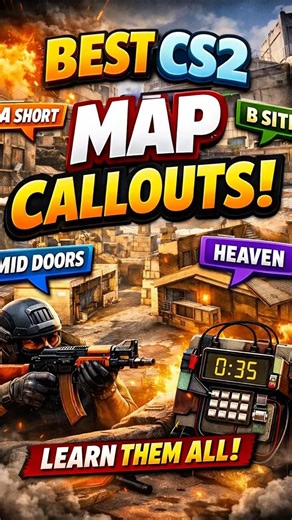 👉 CS2 Callouts You MUST Know! 🔥 (All Maps Guide)