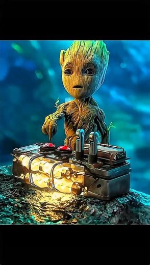 “Galat Button Dab Gaya 😱 | Baby Groot Moment”#shorts