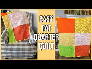 Easy Fat Quarter Quilt | The Sewing Room Channel