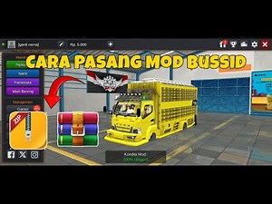 CARA PASANG MOD BUSSID FILE ZIP DAN RAR TERBARU