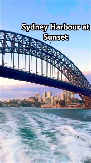 Sydney never feels ordinary 🤍✨| Sydney Harbour at Sunset 🌅⛴️