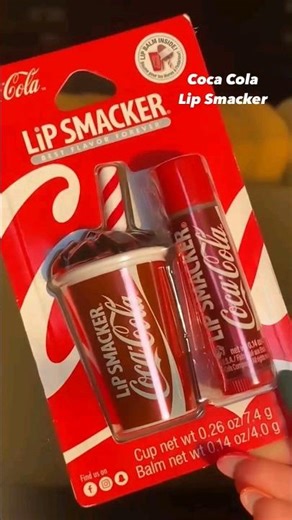 COCA COLA LIP SMACKER💋#cocacola #lipsmacking #lipbalm #cosmetics #productreview #lipproducts #beauty