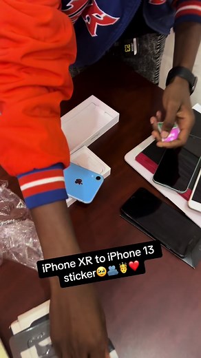 iPhone XR to iPhone 13 Sticker Swap and Tops zedtiktok