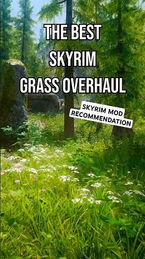 The FREAKIEST Skyrim GRASS OVERHAUL Mod