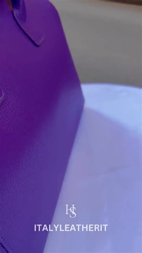 Purple Italian Leather Tote Bag – Handmade in Florence – Gift for Her - Etsy