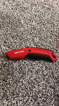 How to use craftsman dual blade utility knife