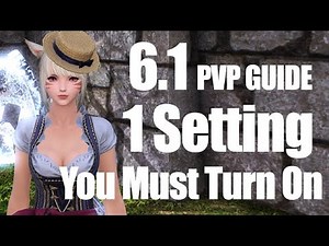 FFXIV 6.1 PVP - You Must Turn On This Setting for PVP To Increase Win Rate! (Crystalline Conflict)