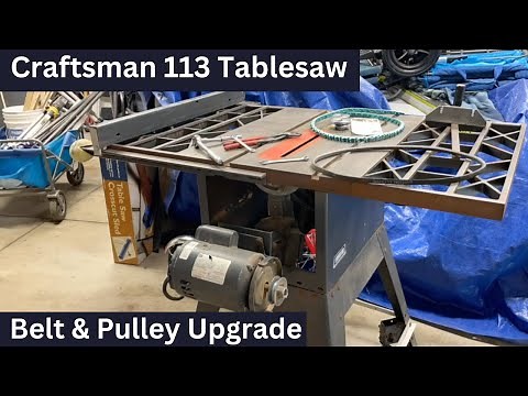#1 Craftsman 113 Upgrade: Drive Pulleys and Belt Replacement Guide