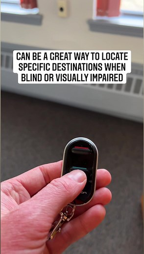 4.1K views · 108 reactions | Key finder device can be a great way to locate specific destinations when blind or visually impaired #blind #VisuallyImpaired #beeping #sound #tool | Blind on the Move | Facebook