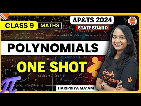 Polynomials in One Shot | Class 9 Maths Chapter 2 | SSC 2024 Maths | TS Board | AP Board | Haripriya