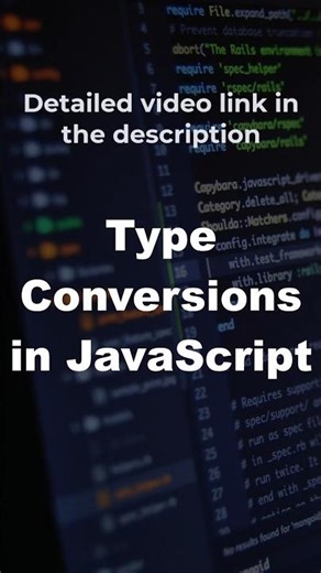 Type Conversion | Implicit vs Explicit↔️ #shorts #ytshorts #typeconversion #typecasting #javascript