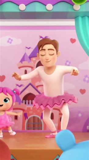 Daddy the Ballerina 💃🏻 #KidsAdventure #kidscartoons #littleangel