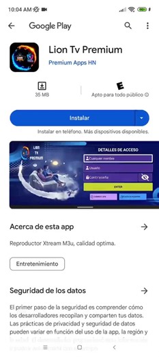 Descubre la App Lion TV Premium en la Play Store