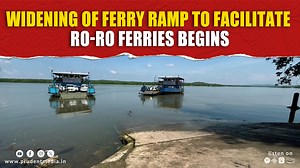 The ferry ramp at Ribandar is being doubled in width to 26 meters to accommodate operation of roll-in-roll-off ferries expected to be commissioned in December this year. Imagine Panaji Smart City Development Limited (IPSCDL) said it has taken up the project in an effort to give a fillip to water transport. #Goa #Ferry #Ramp #Travel | Prudent Media