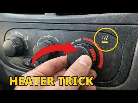 Overheating engine – how turning on the heater helps cool it