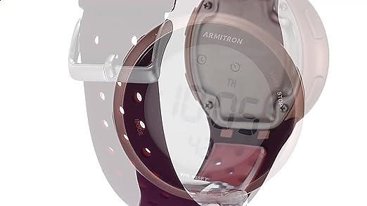Armitron Sport Unisex Digital Chronograph Silicone Strap Watch, 40\/8423