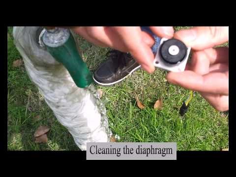 How to clean the solenoid valve in the faucet