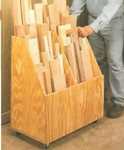DIY Lumber Scrap Bin Storage Wood Offcuts Cut off Plans Rack Storage Bracket Sheet Tote Holder Build Plan Plywood Woodworking PDF Download - Etsy
