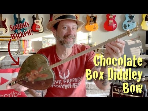 I Made a Diddley Bow out of a Candy Box!