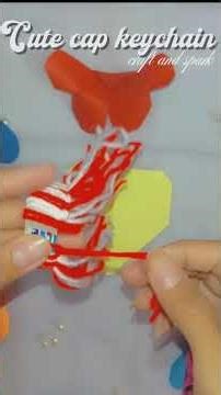 Adorable Cap Keychain Tutorial 🧵🧢 | DIY Gift Idea