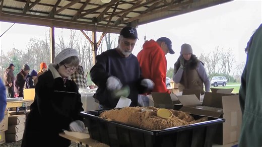 It's Antietam Illumination "Bagging Day". As Founder & Chairman Georgene Charles narrates Rick Hemphill documents the bagging process a few years ago at the Washington County Ag Center. Jennie Avila sings "This Little Light" at the Gathland Illumination last year. | Illuminating Antietam