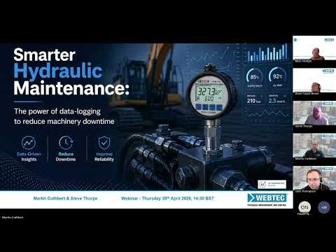 Smarter Hydraulic Maintenance The power of data logging to reduce machinery downtime