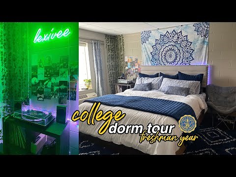 College Dorm Room Tour *freshman year* | LexiVee