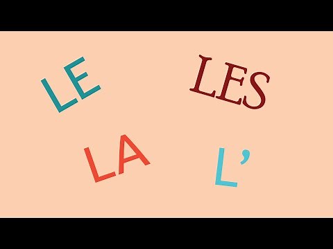 Les articles définis (le, la, les) en français – grammaire 2