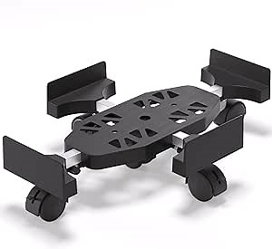 PC Stand Computer Tower Stand - Adjustable Width & Length PC Holder Under Desk, Mobile CPU Stand with 5 Rolling Caster Wheels Fits Most PC, Ventilated Desktop Stand PC Floor Riser for Gaming Office